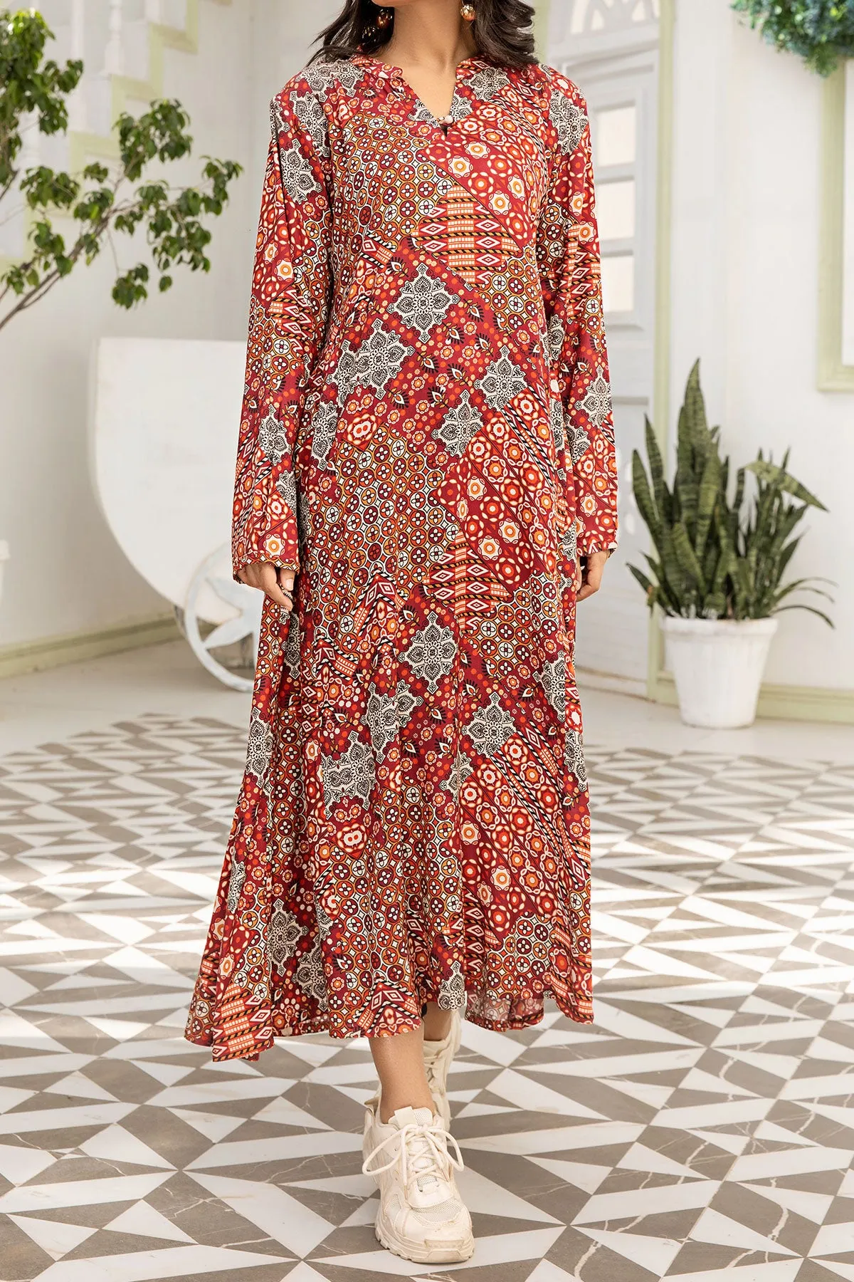 1PIECE DIGITAL PRINT LINEN KURTA  | DPLK-65