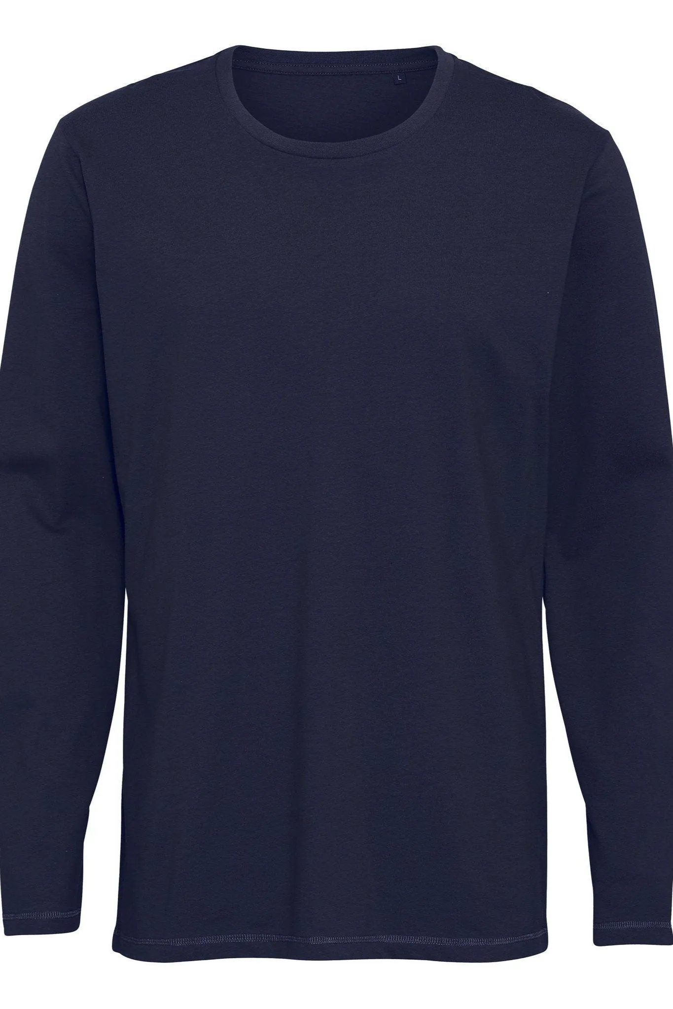 Basic Long-sleeved T-shirt - Navy