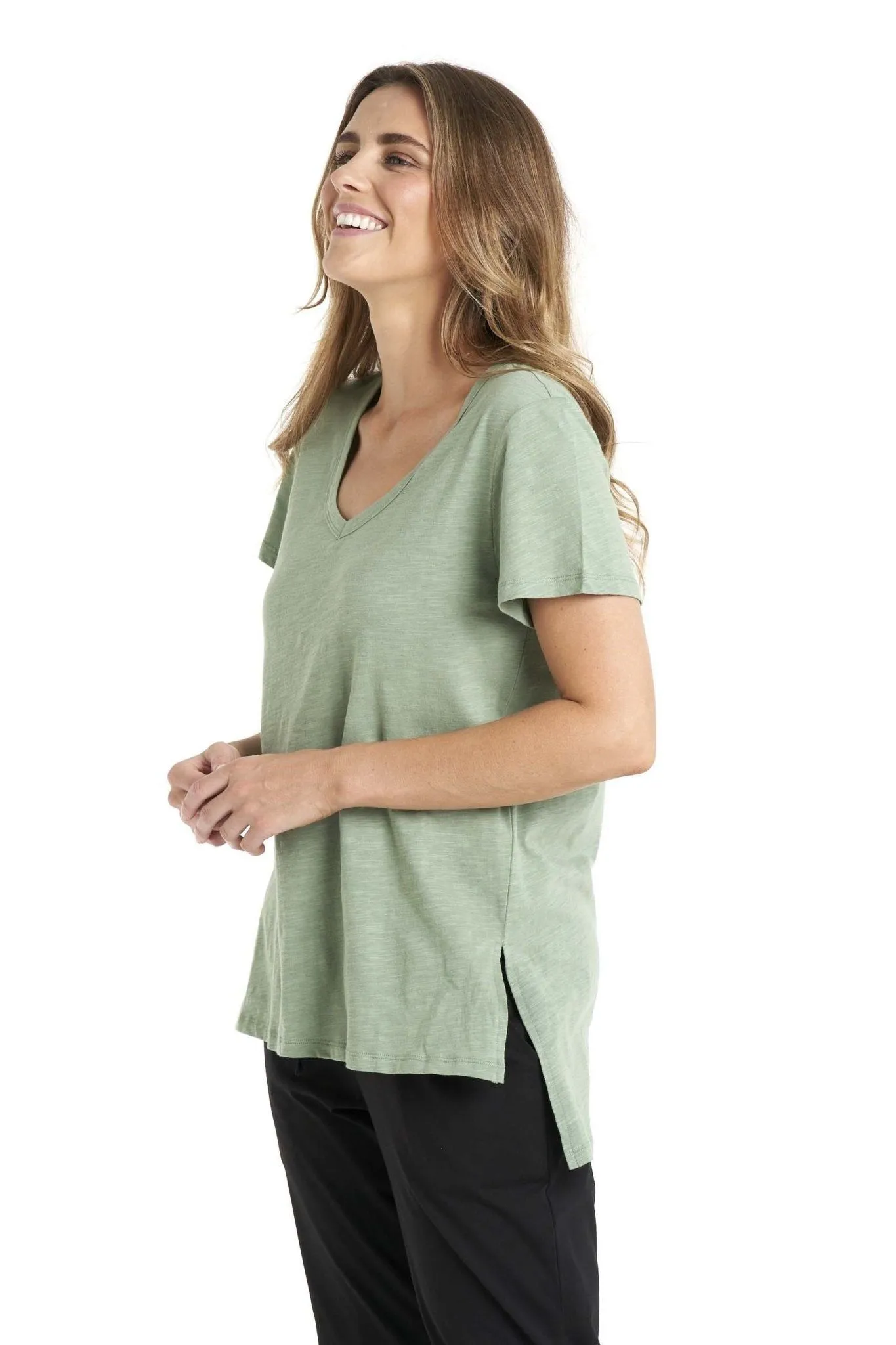 Betty Basics Billie Tee in Celadon