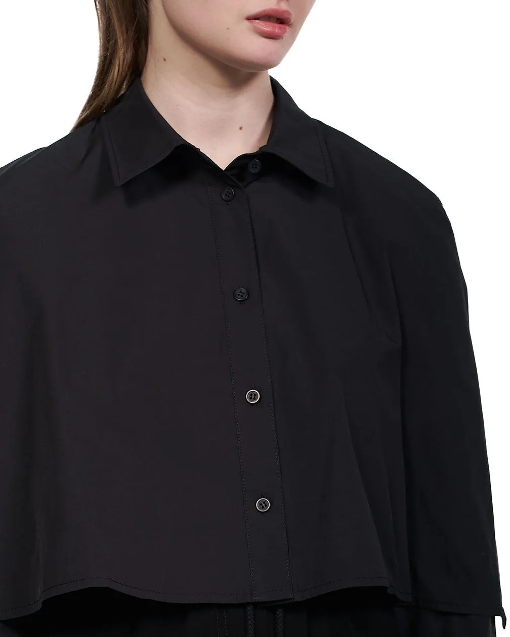 Black Scallop Shirt