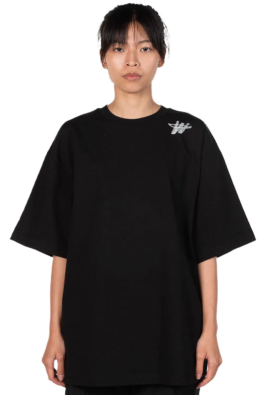 Black WD Stamp T-shirt