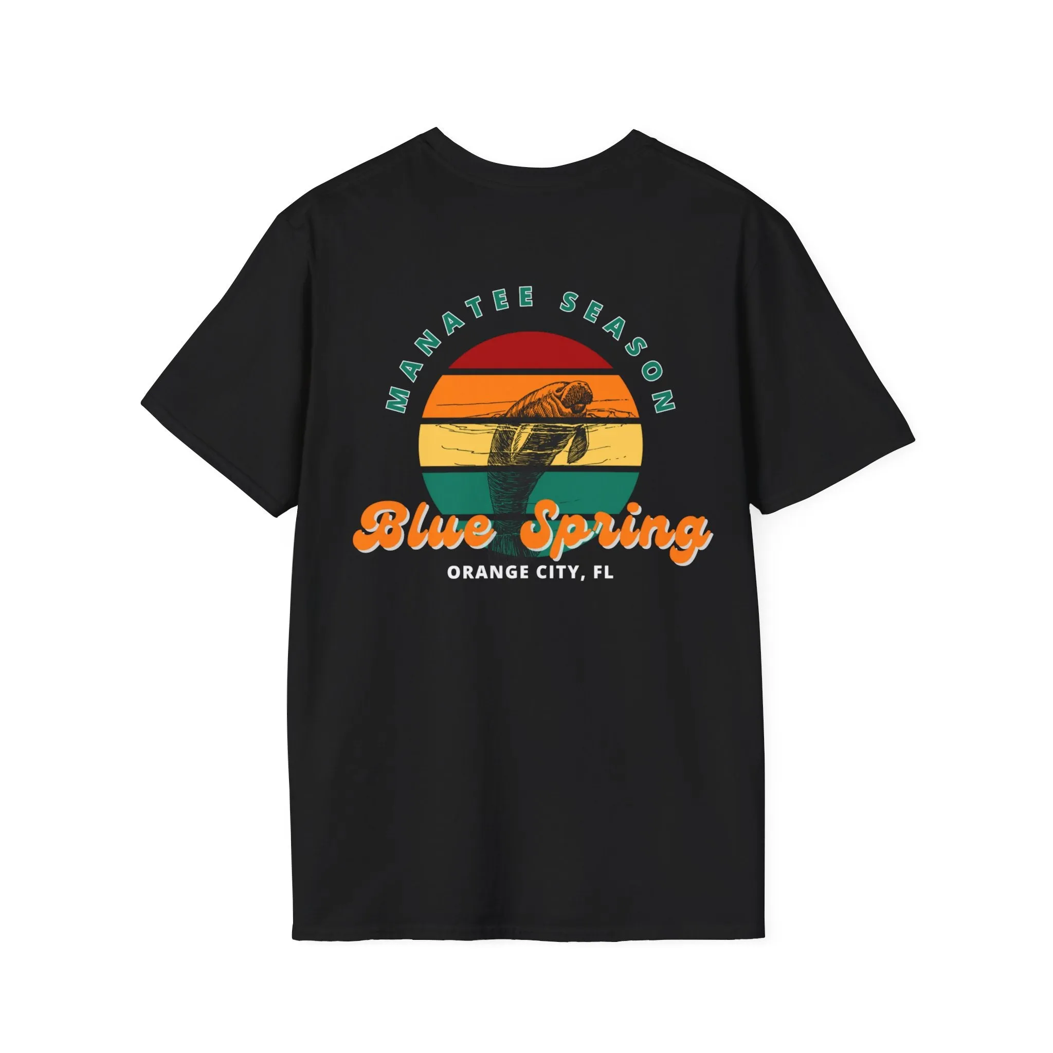 Blue Spring • Manatee Season • Unisex Softstyle T-Shirt