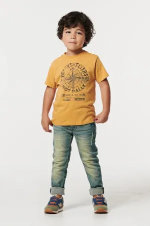 Boys Tee Shortsleeve Amber Gold | Noppies