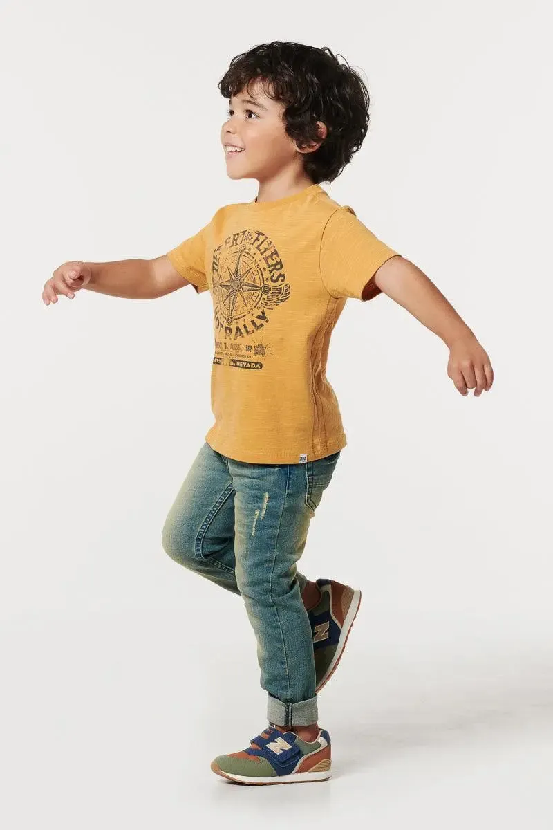 Boys Tee Shortsleeve Amber Gold | Noppies