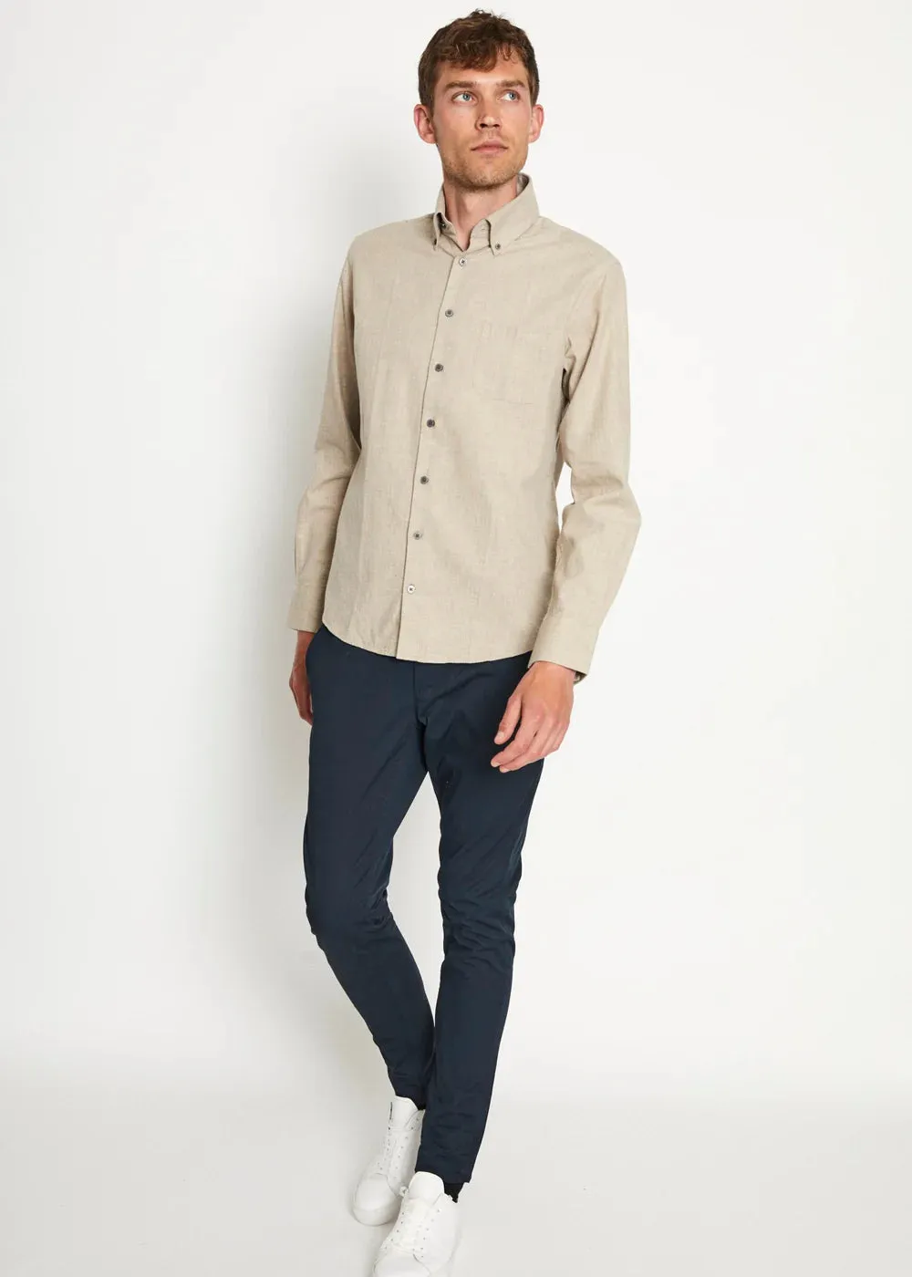 Bruun & Stengade Beige Fashion Regular Fit Shirt