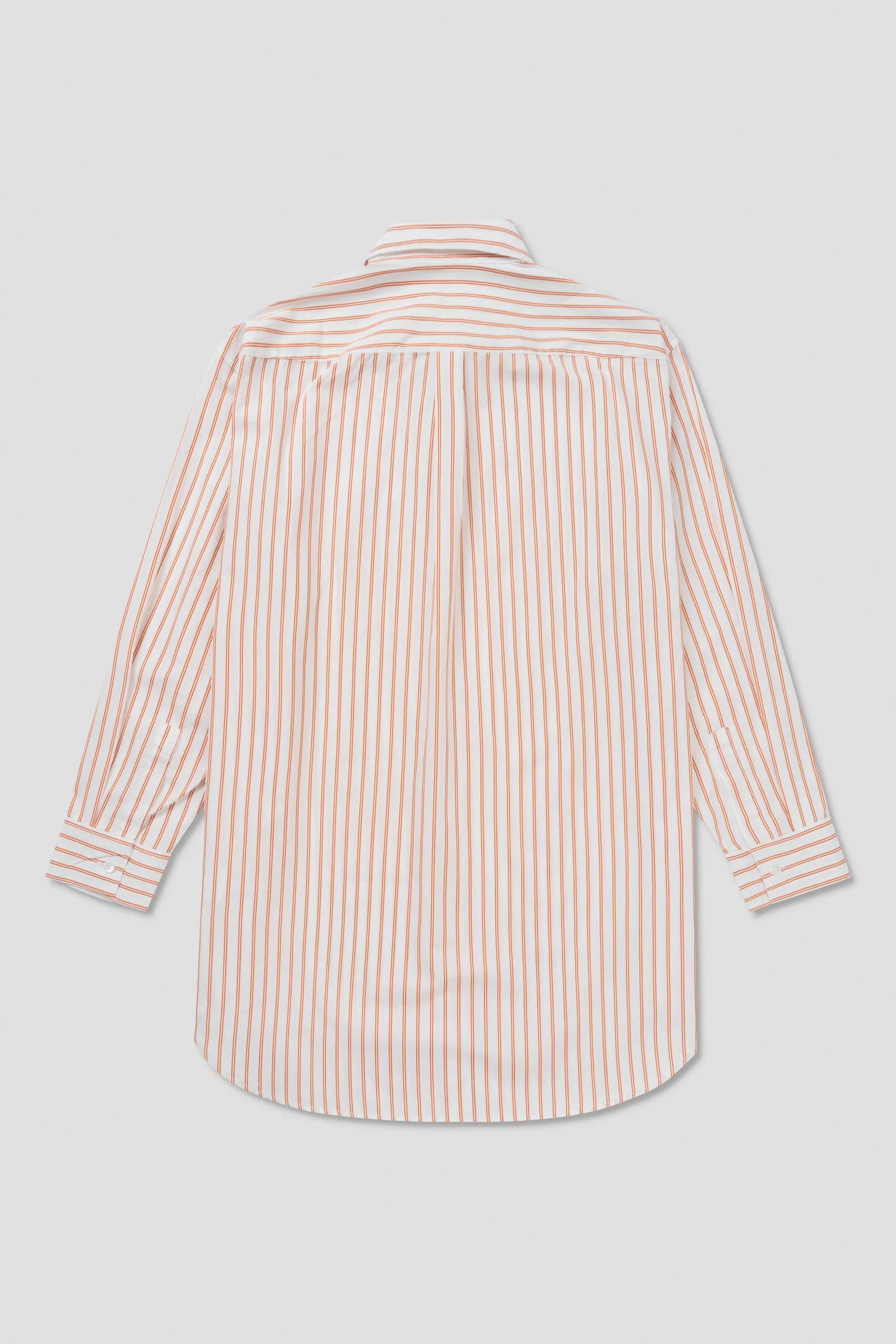 Charlene Dobby Stripe Shirt - Dusty Orange Stripes