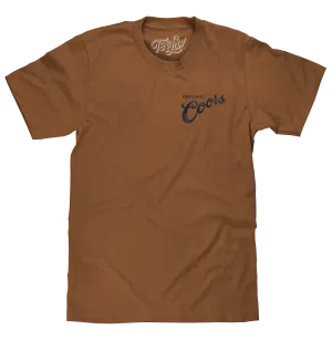 Coors Original Rodeo Cowboy Front/Back T-Shirt - Brown Sugar