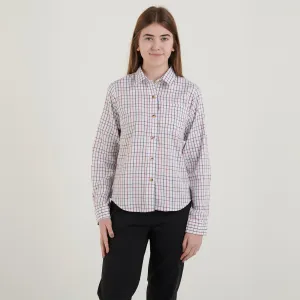 Country Classics Womens Check Long Sleeve Shirt - Beaver Red