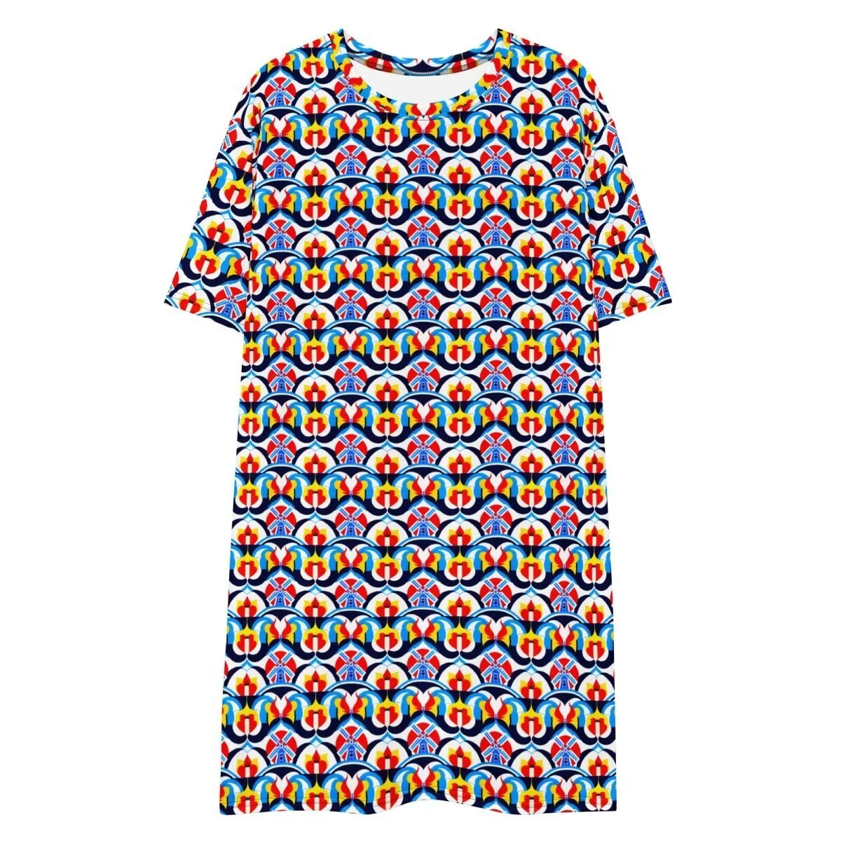 Delft Tulip Dreams T-Shirt Dress