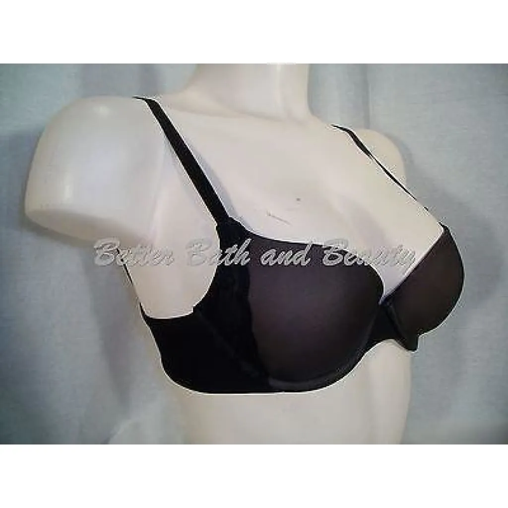 DISCONTINUED Maidenform 7127 Au Naturel Demi T-Shirt Underwire Bra 34A Black