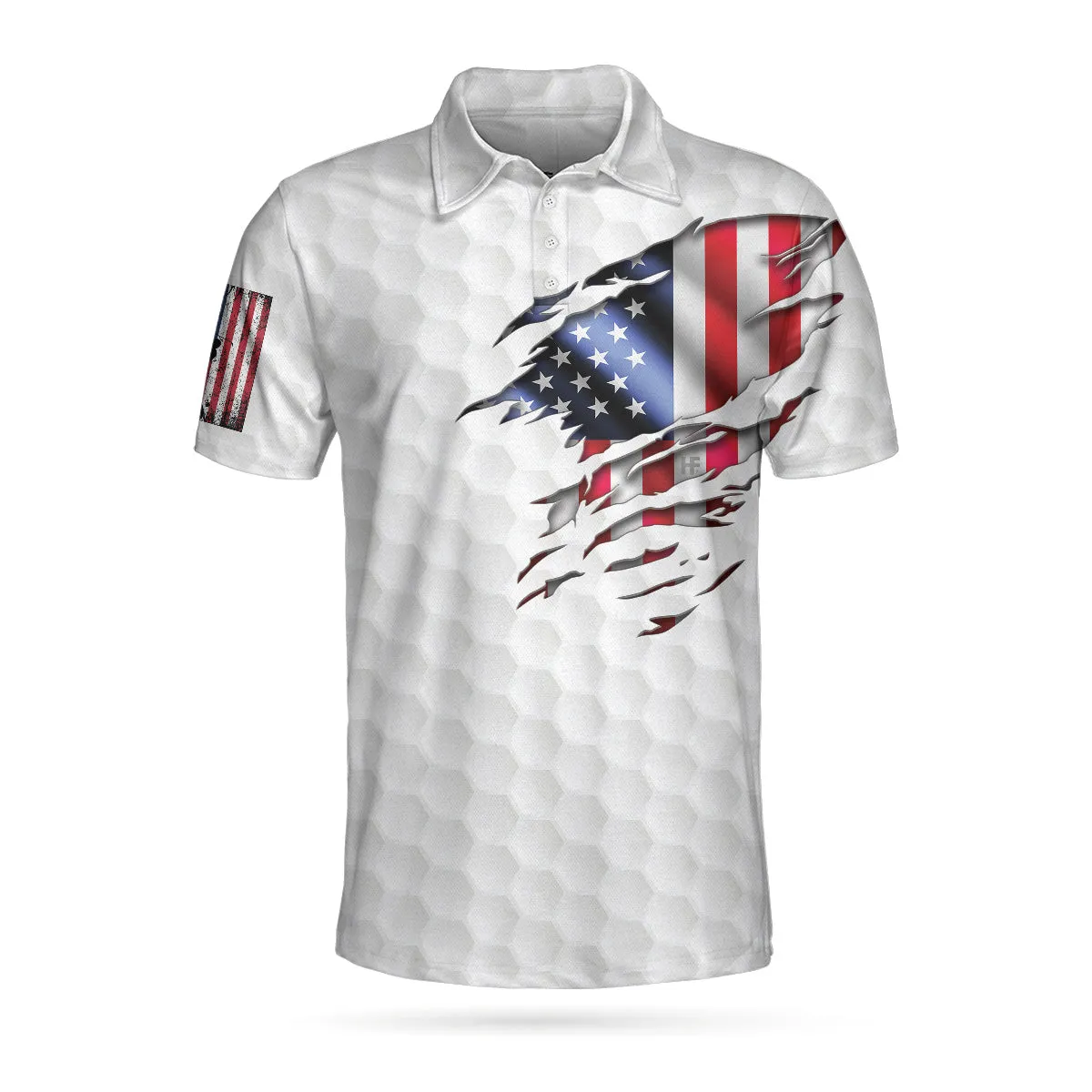 Golf Solves Most Of My Problems Polo Shirt, American Flag Polo Shirt, Golf Shirt For Music Lovers Coolspod