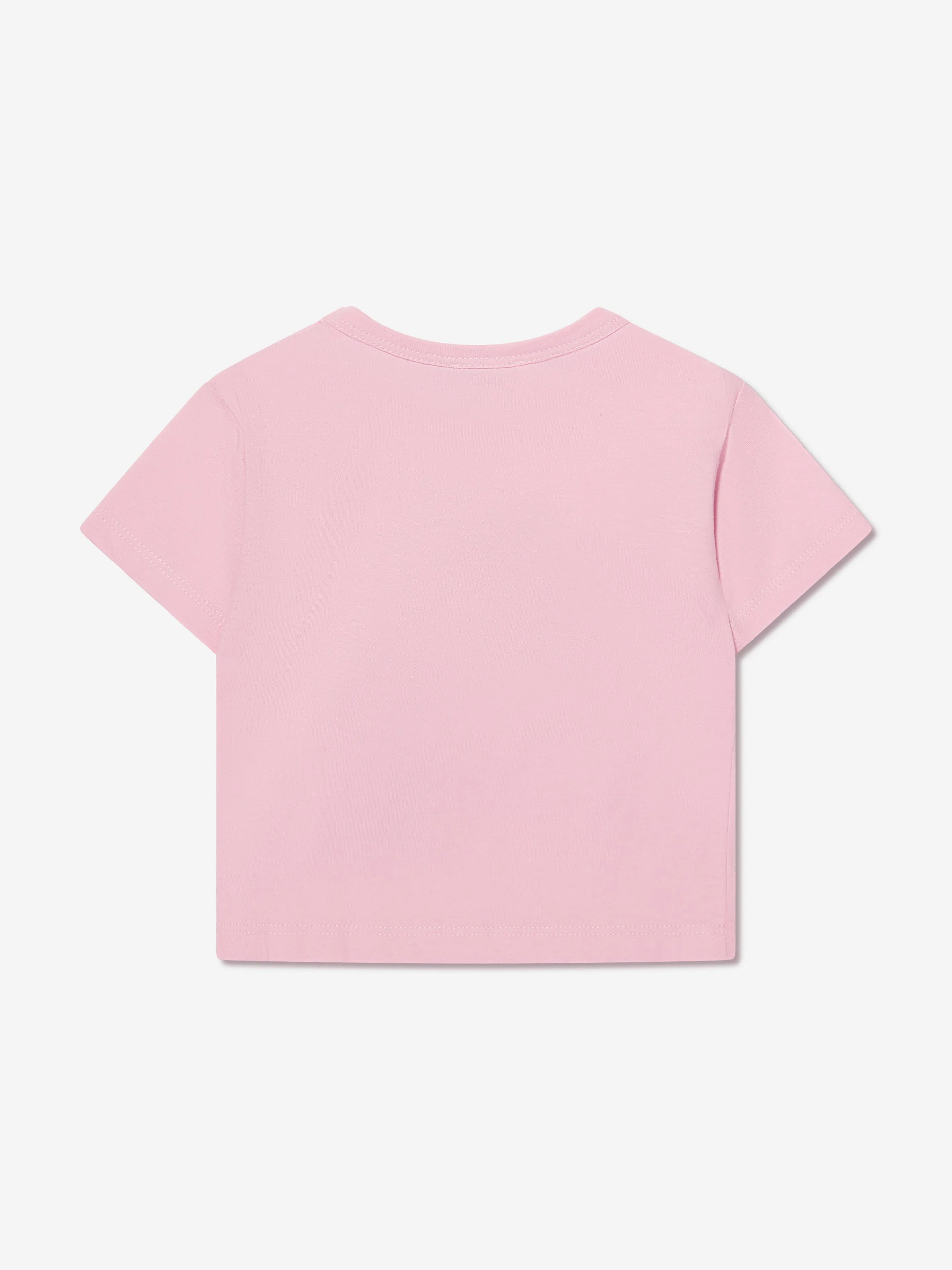 KENZO Baby Girls Logo T-Shirt in Pink