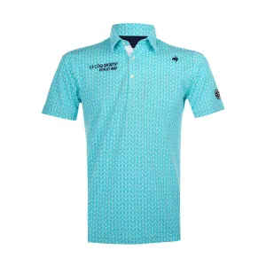 LE COQ SPORTIF GOLF Men's Jacquard Polo (Green)