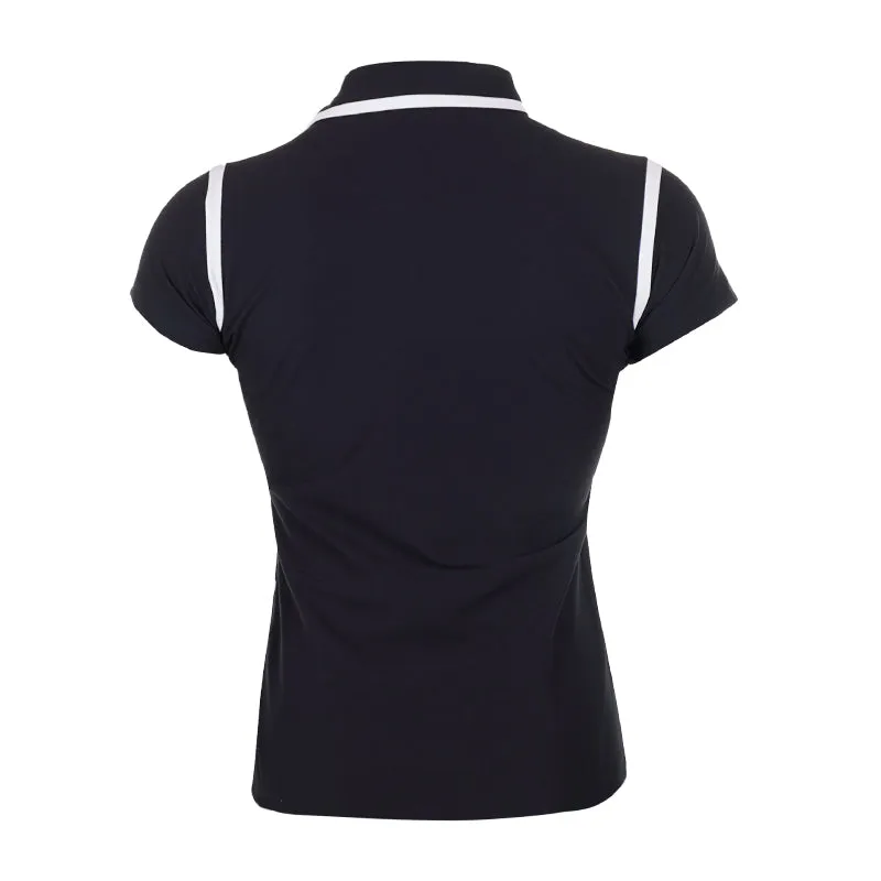 LE COQ SPORTIF GOLF Rijoume Women's Mock Shirt (Black)