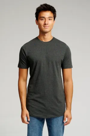 Long T-shirt - Dark Grey Melange