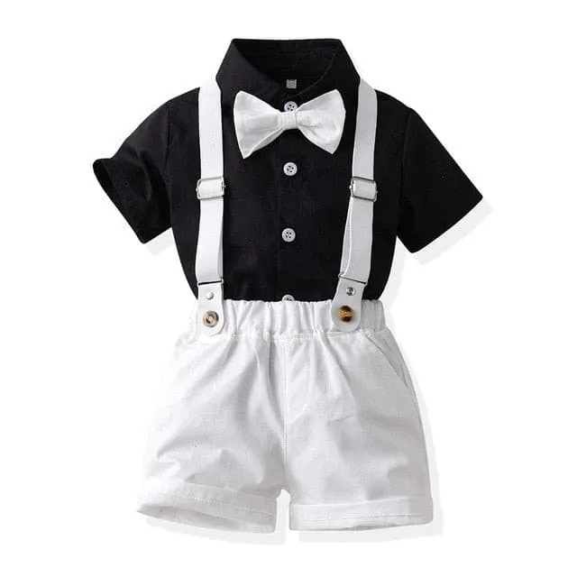 Lyle - Boys Black Tie - Summer Suit Set