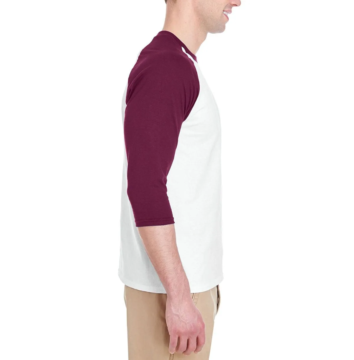 Men's 3/4 Sleeve Raglan Baseball T-Shirt