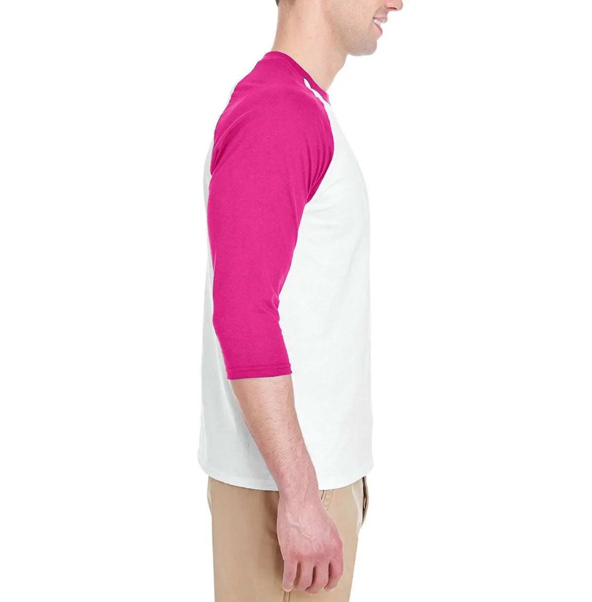 Men's 3/4 Sleeve Raglan Baseball T-Shirt