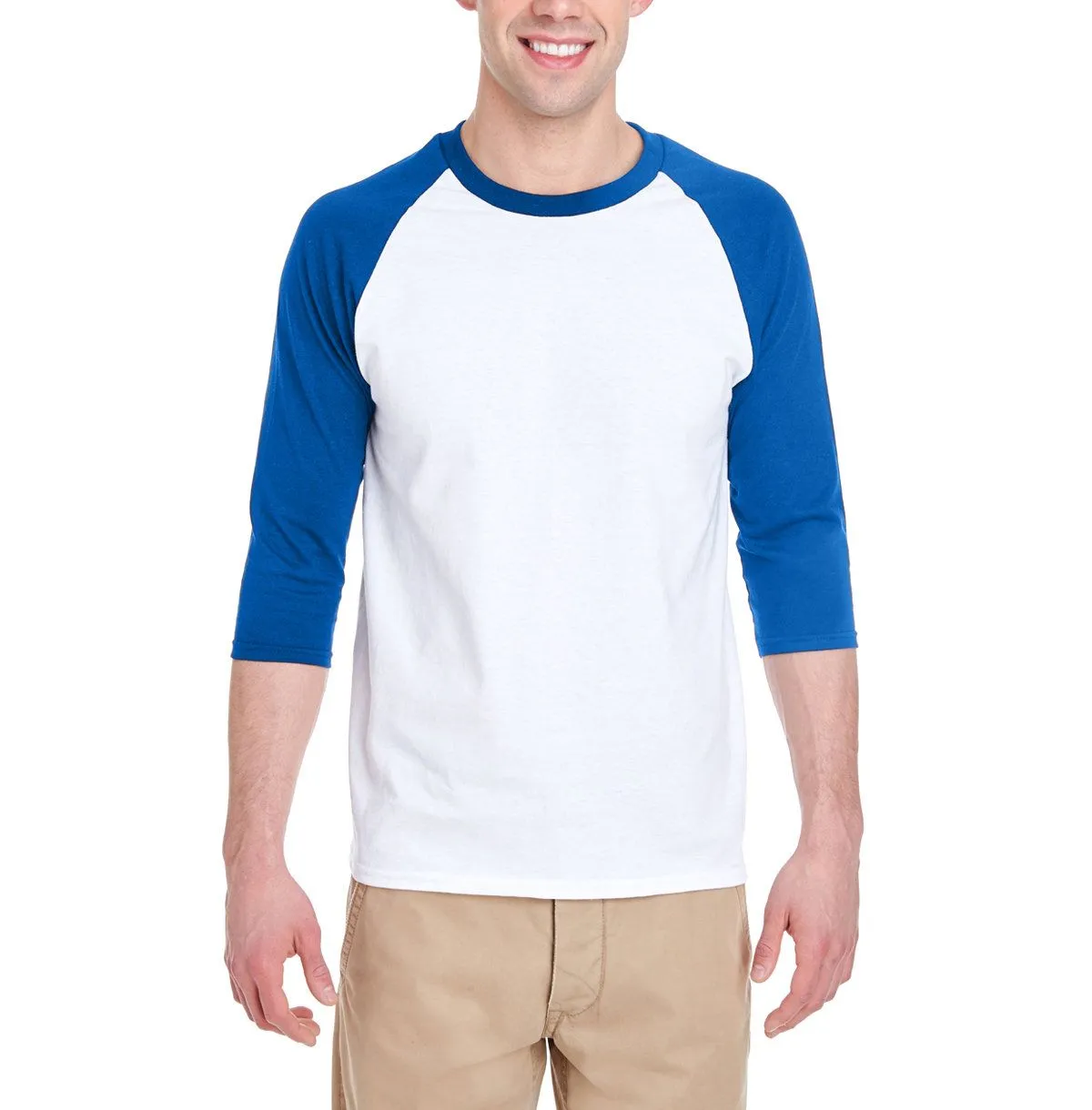 Men's 3/4 Sleeve Raglan Baseball T-Shirt