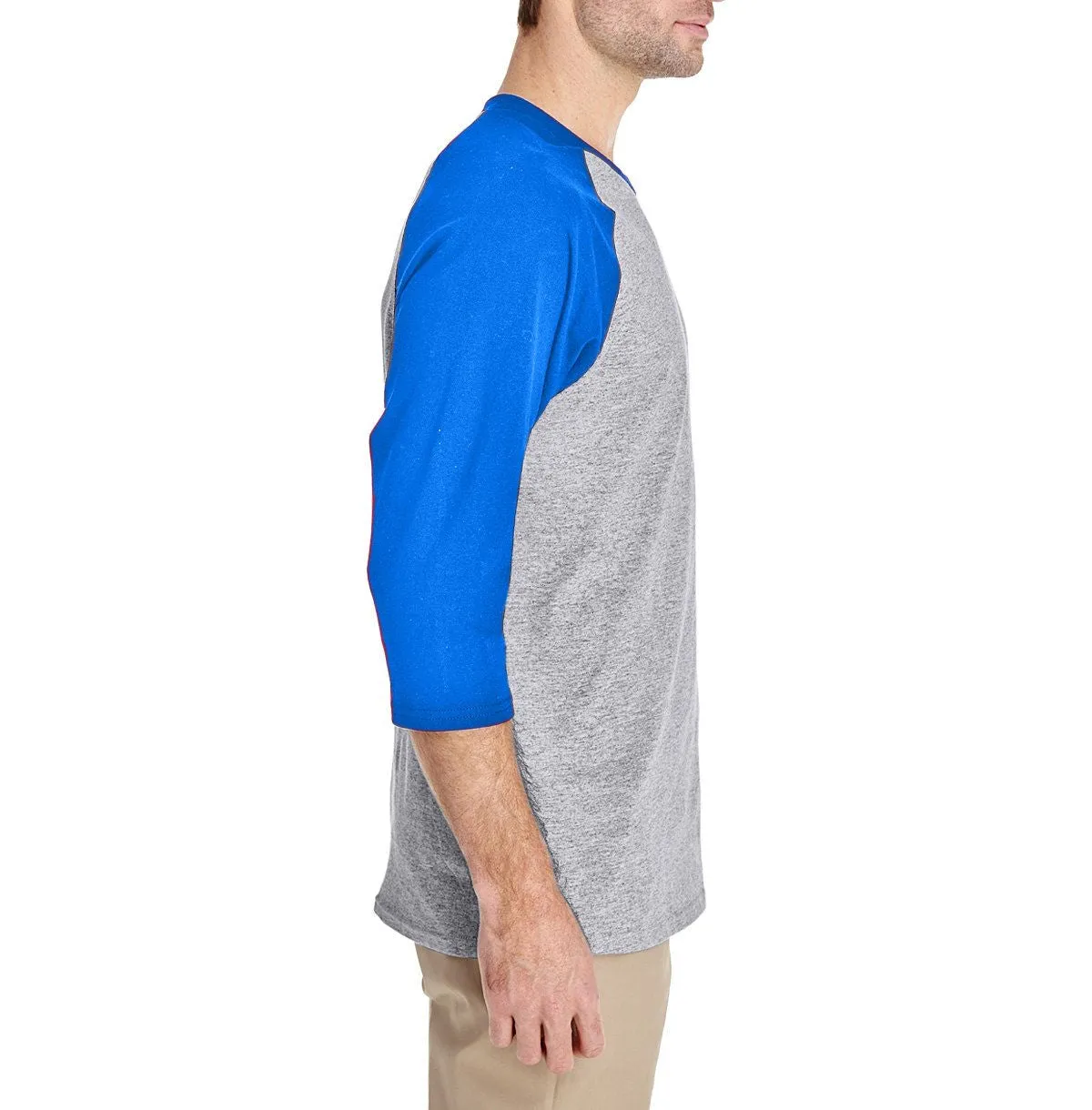 Men's 3/4 Sleeve Raglan Baseball T-Shirt