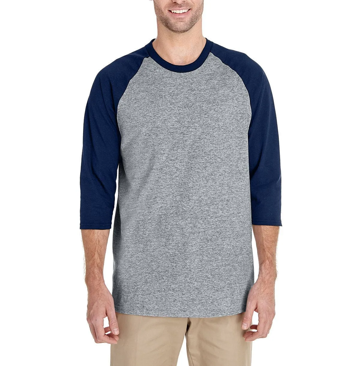 Men's 3/4 Sleeve Raglan Baseball T-Shirt