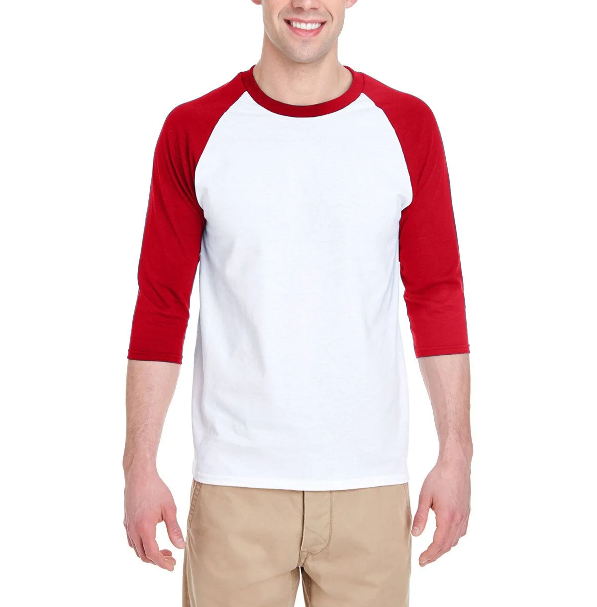 Men's 3/4 Sleeve Raglan Baseball T-Shirt