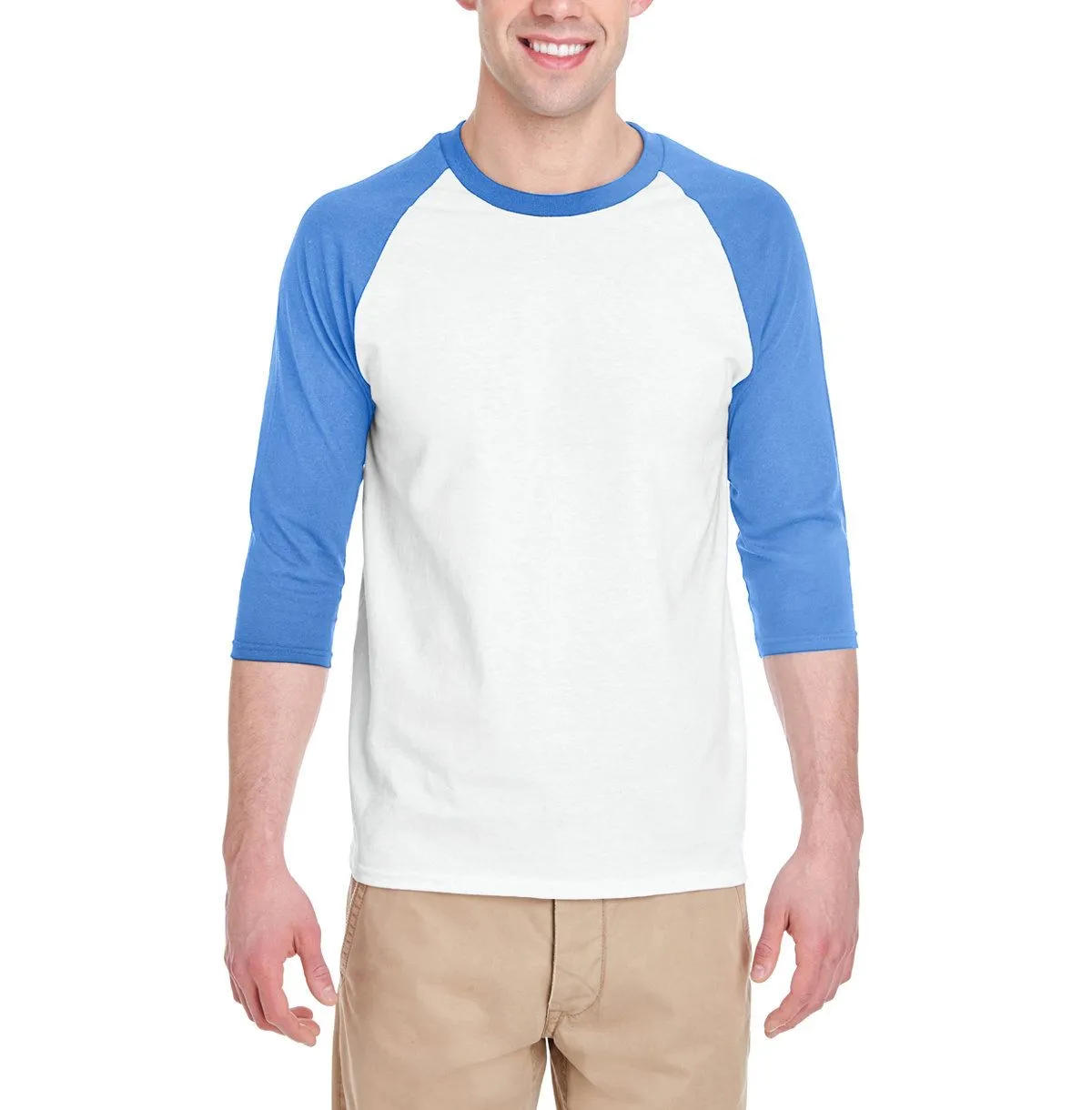 Men's 3/4 Sleeve Raglan Baseball T-Shirt