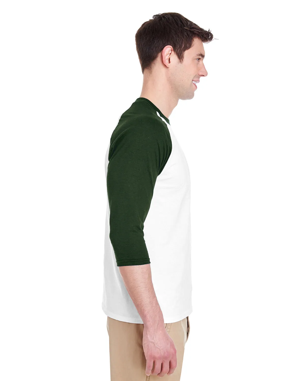 Men's 3/4 Sleeve Raglan Baseball T-Shirt