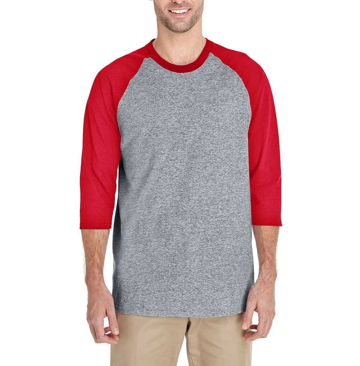 Men's 3/4 Sleeve Raglan Baseball T-Shirt