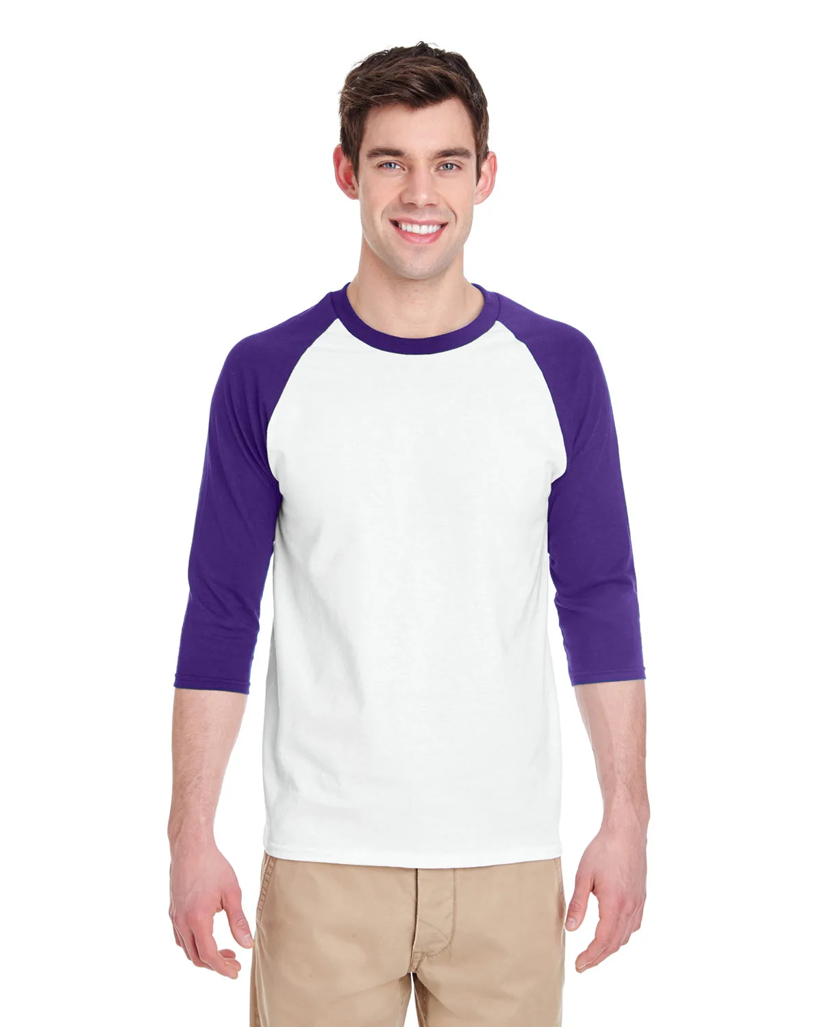 Men's 3/4 Sleeve Raglan Baseball T-Shirt