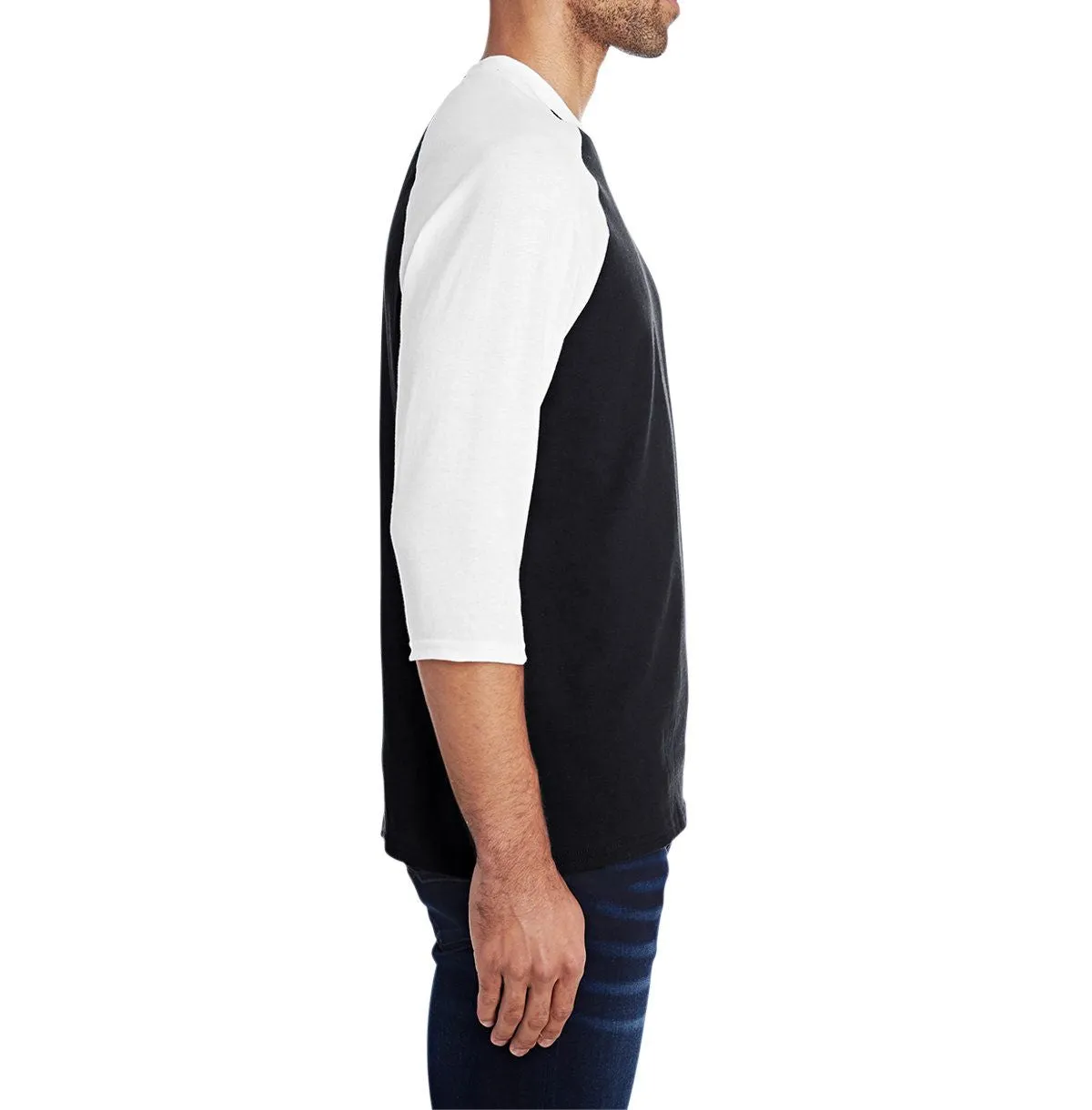 Men's 3/4 Sleeve Raglan Baseball T-Shirt