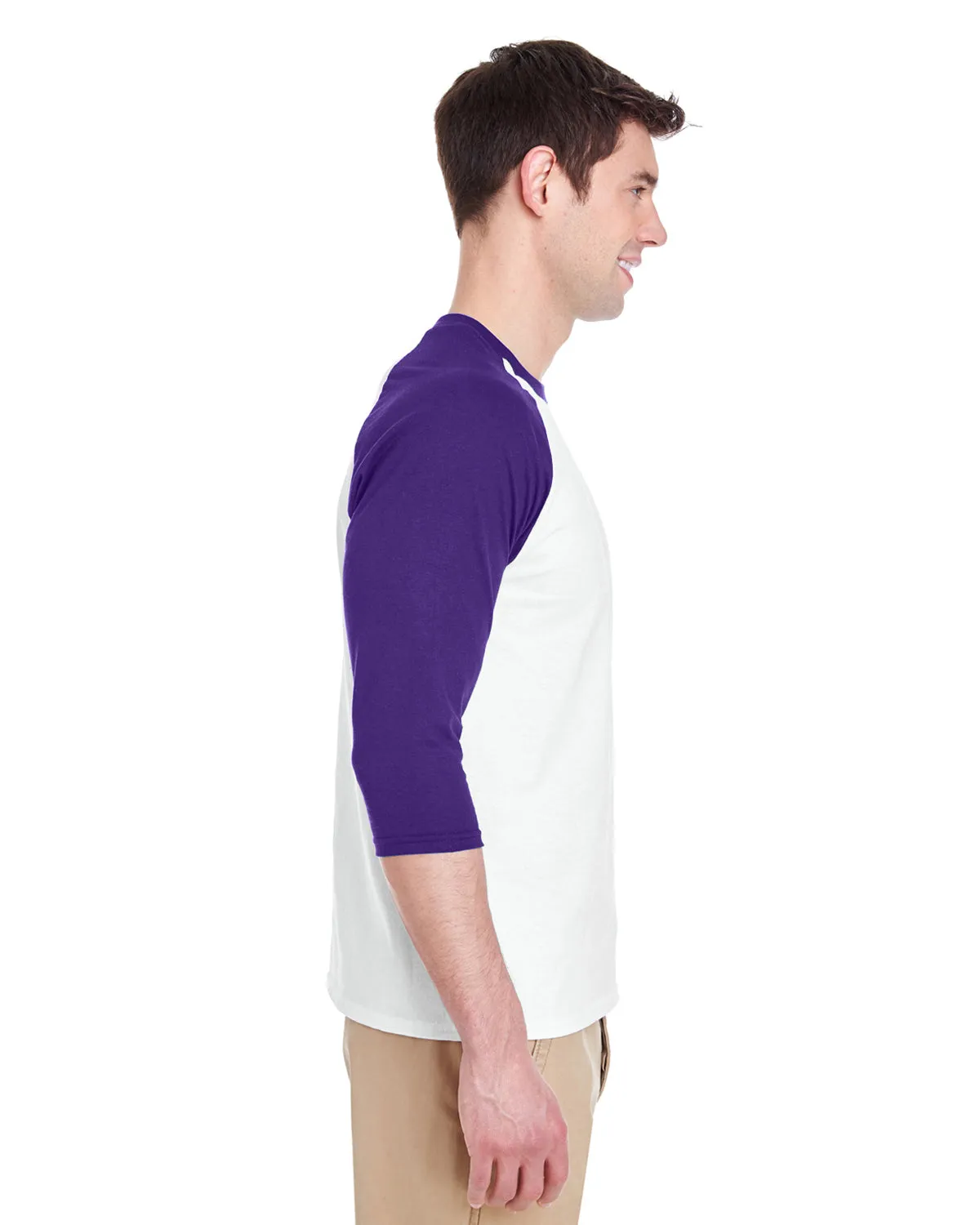 Men's 3/4 Sleeve Raglan Baseball T-Shirt