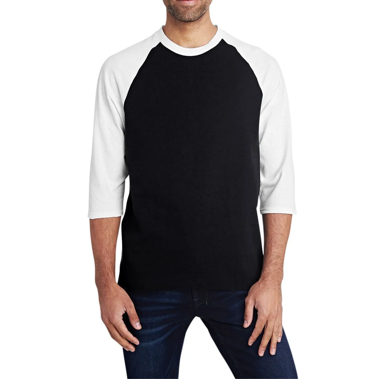 Men's 3/4 Sleeve Raglan Baseball T-Shirt