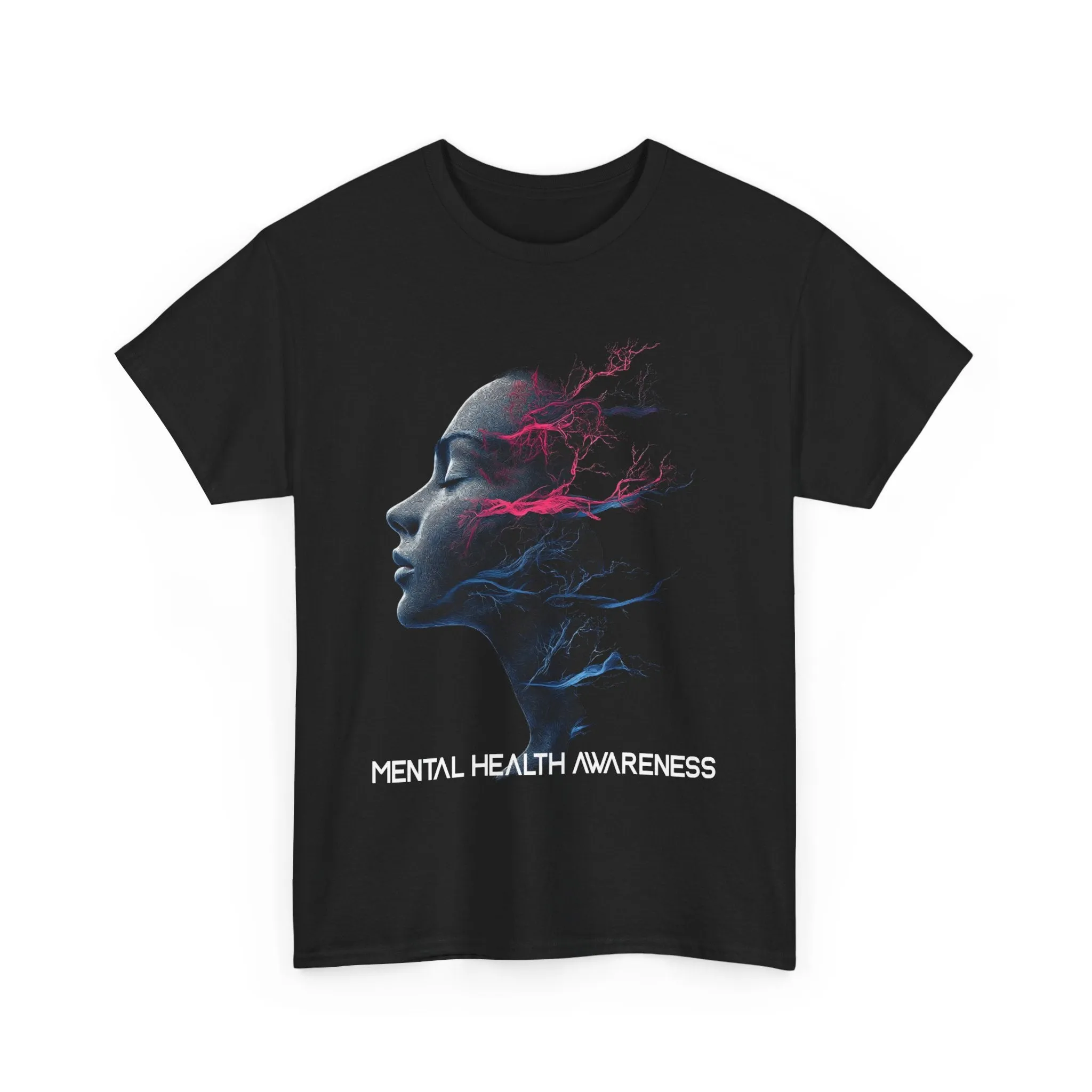 Mental Health Awareness 2 - Unisex Heavy Cotton Tee UK