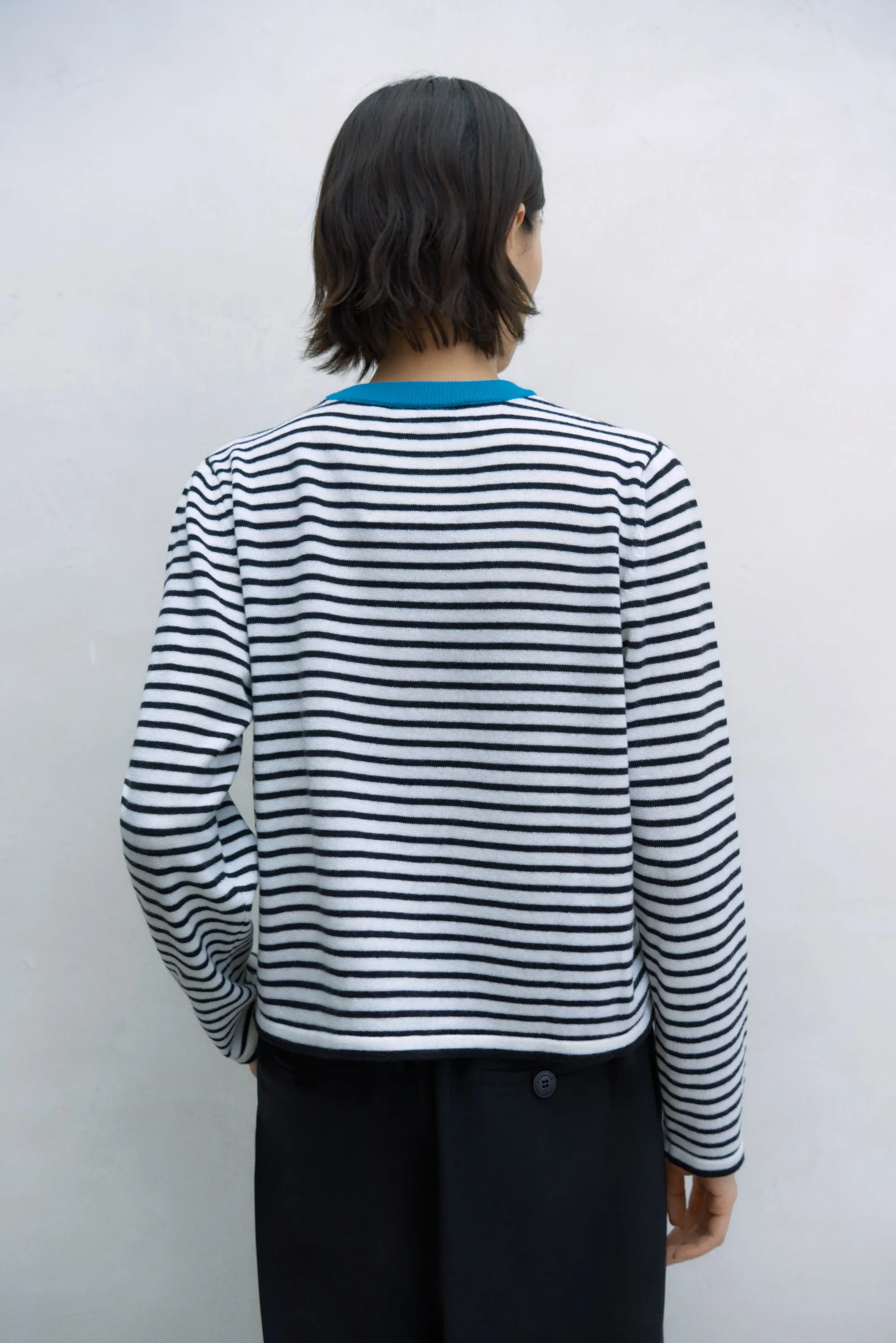 Merino Wool Striped T-Shirt