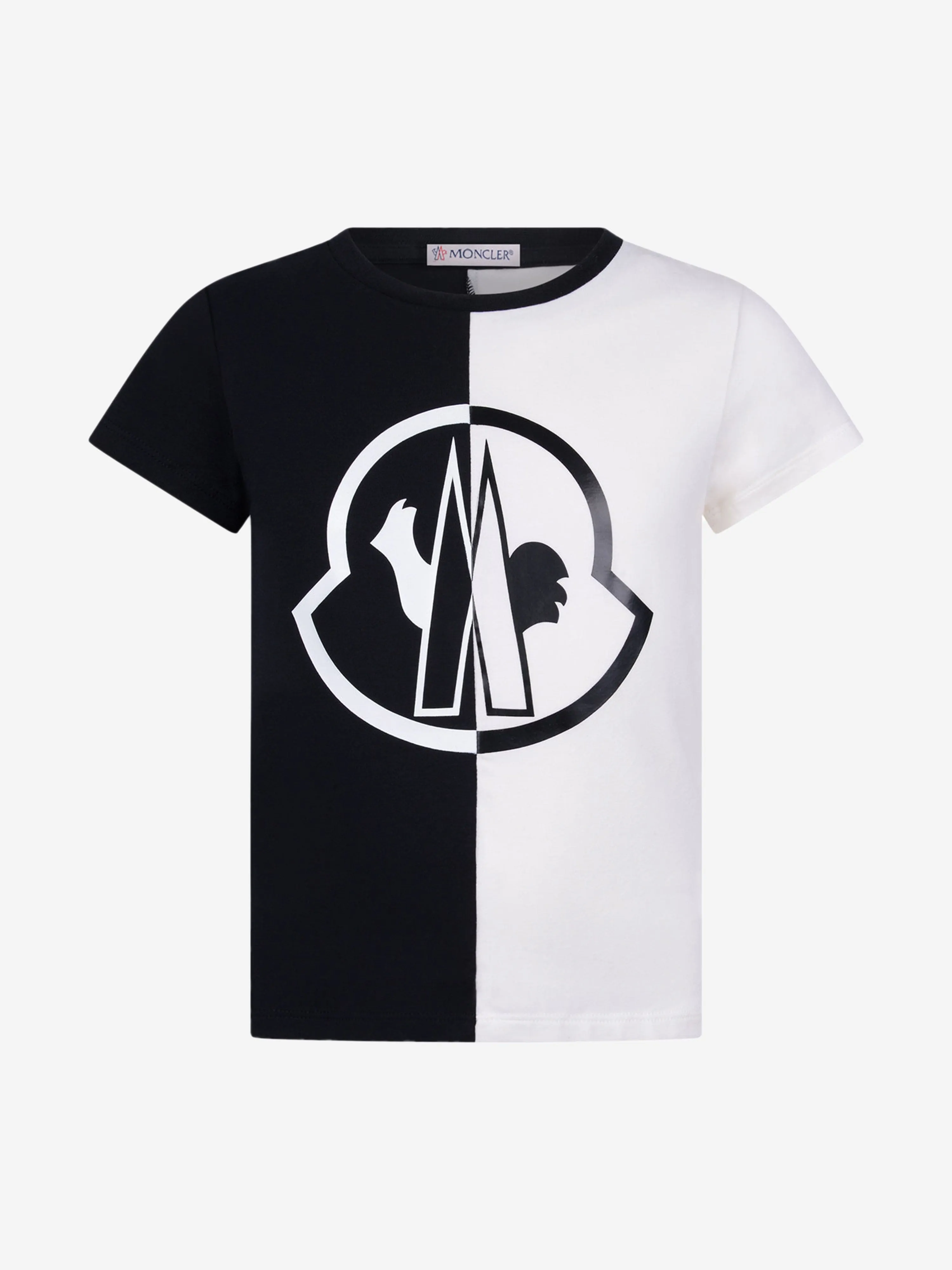 Moncler Enfant Boys T-Shirt - & Ivory Cotton T-Shirt