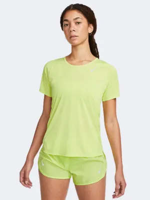 Nike Dri-Fit Race Women Running T-Shirt Lemon Twist