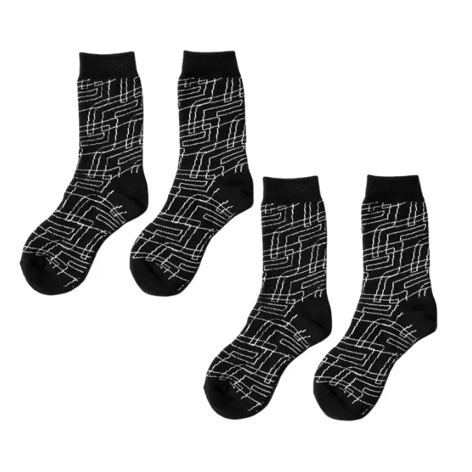 Oblique Big Mark Socks