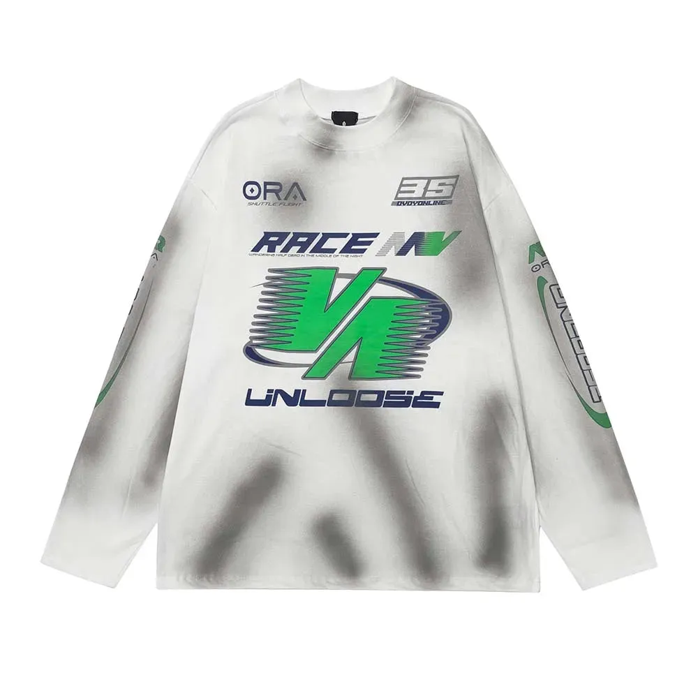 Racing Legend Long Sleeve Tee - Casual Style