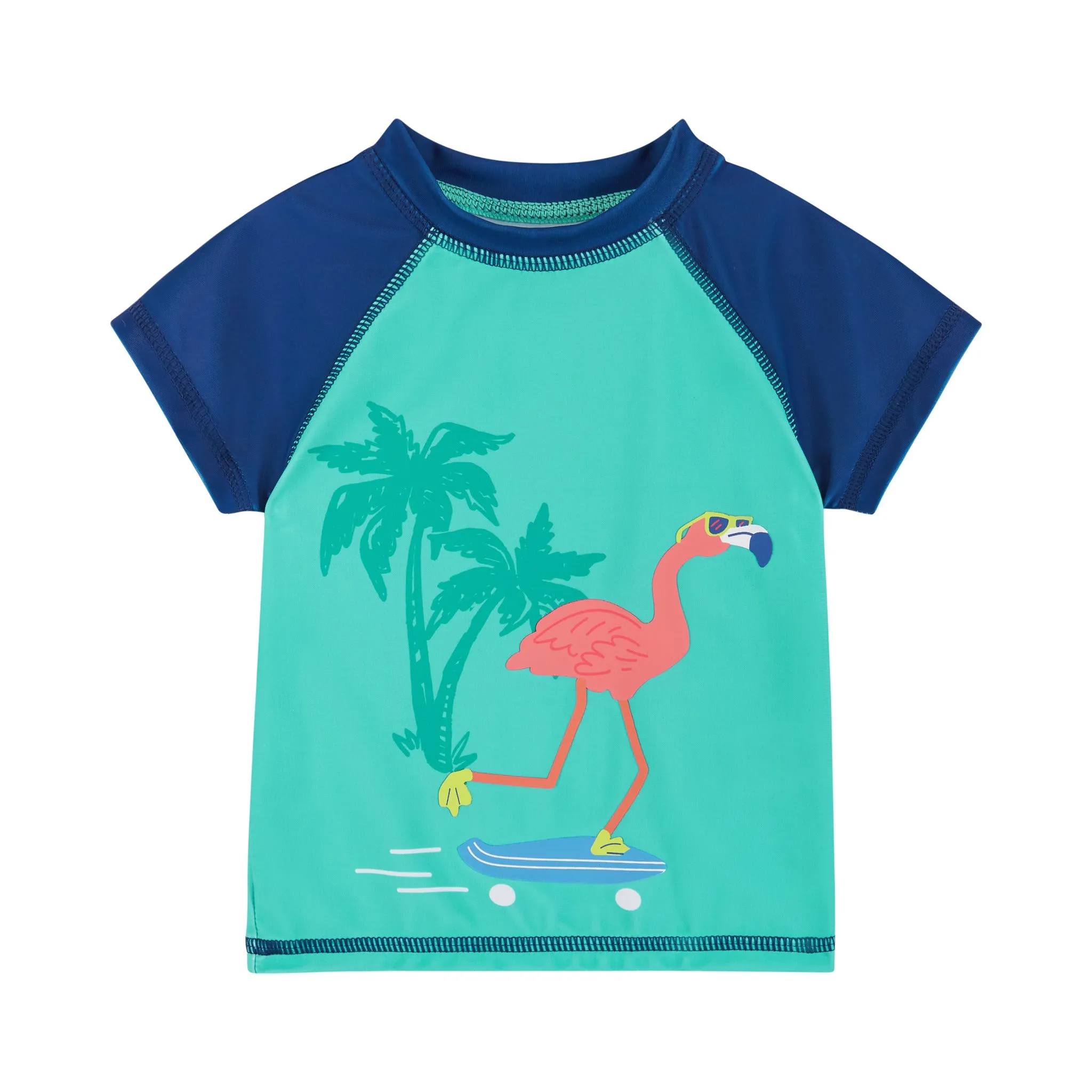 Raglan Rashguard and Boardshort | Surfing & Skating Flamingo