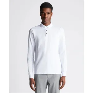 Remus Uomo Tapered Fit Cotton-Stretch Long Sleeve Polo Shirt 53123 3 Colours