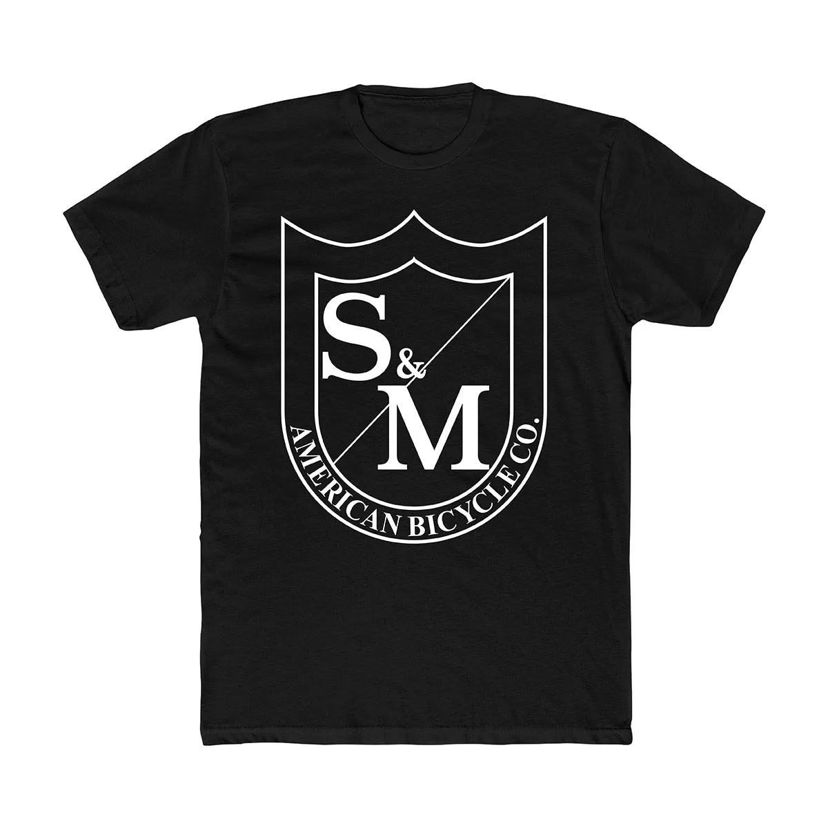 S&M BIG SHIELD T - BLACK