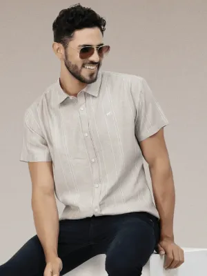 Sand Lines Casual Linen Shirt