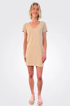 T Shirt Dress - Sand