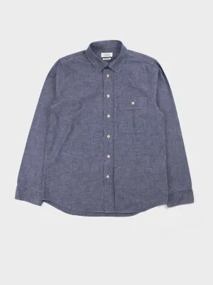 TOAST Otis Selvedge Chambray Shirt - Indigo