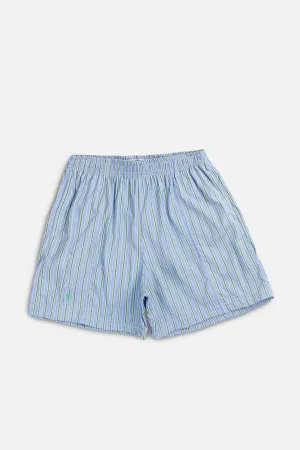 Unisex Rework Oxford Boxer Shorts - M