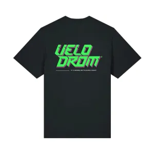 VELODROM RaceDay Tshirt SS24 - Black/Fluor Green