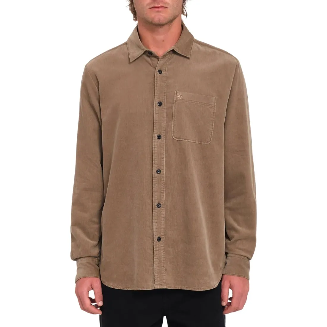 Volcom Zander Longsleeve Shirt - Teak